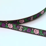 Floral Embroidered Pattern Tape/Ribbon