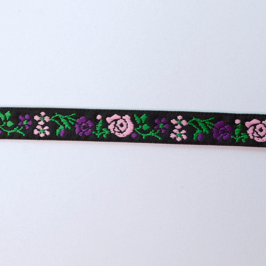 Floral Embroidered Pattern Tape/Ribbon