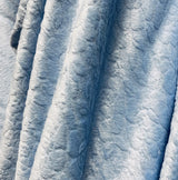 Floral Fleece - Pale Blue