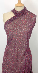 Floral Georgette - Damson