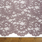 Double Scallop Lace - Dusky Pink