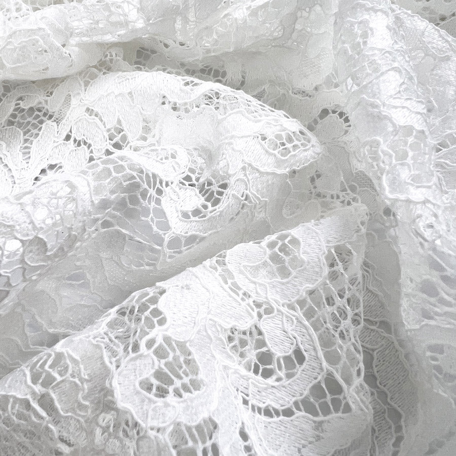 Double Scallop Lace - Ivory