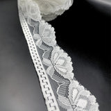 Polyester Flat Lace Trim - Annie - Ivory