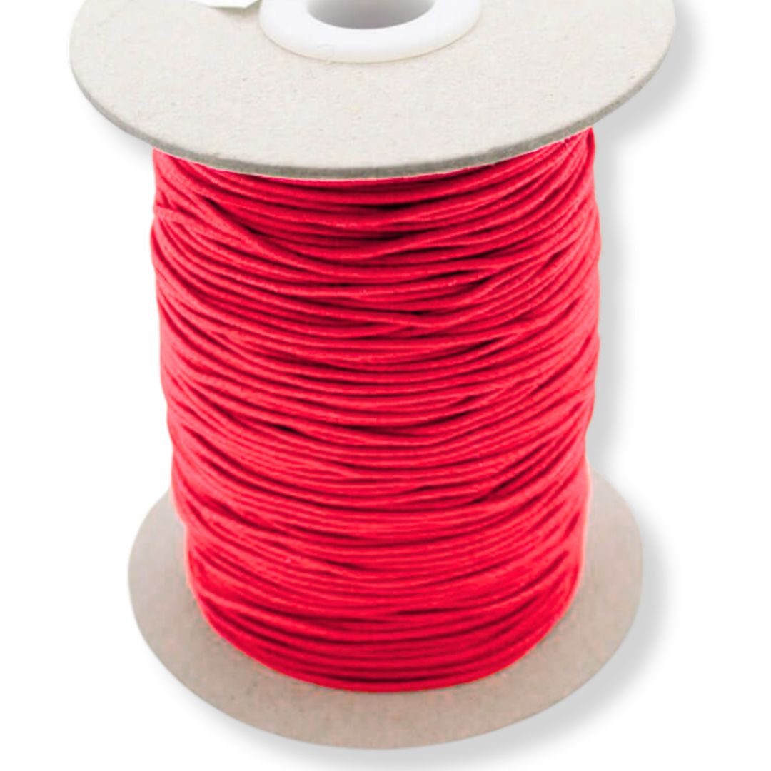 Elastic Round Cord - Fluorescent Pink (2.5mm)