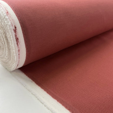 Flying For Me Rose Red Fine Cotton Twill Trousering Fabric Roll