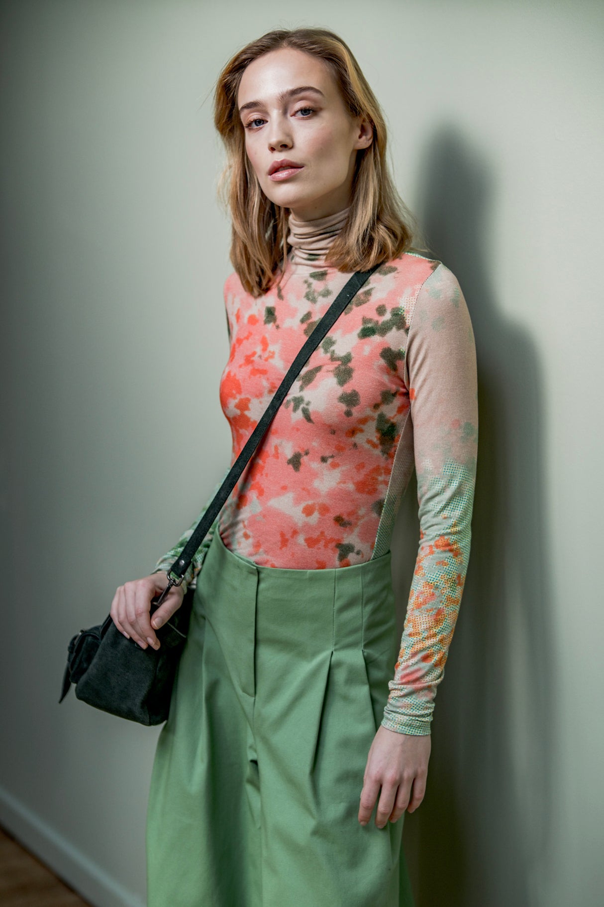 Remnant - Fibre Mood - Viscose Wool Jersey - Coral (0.5m)