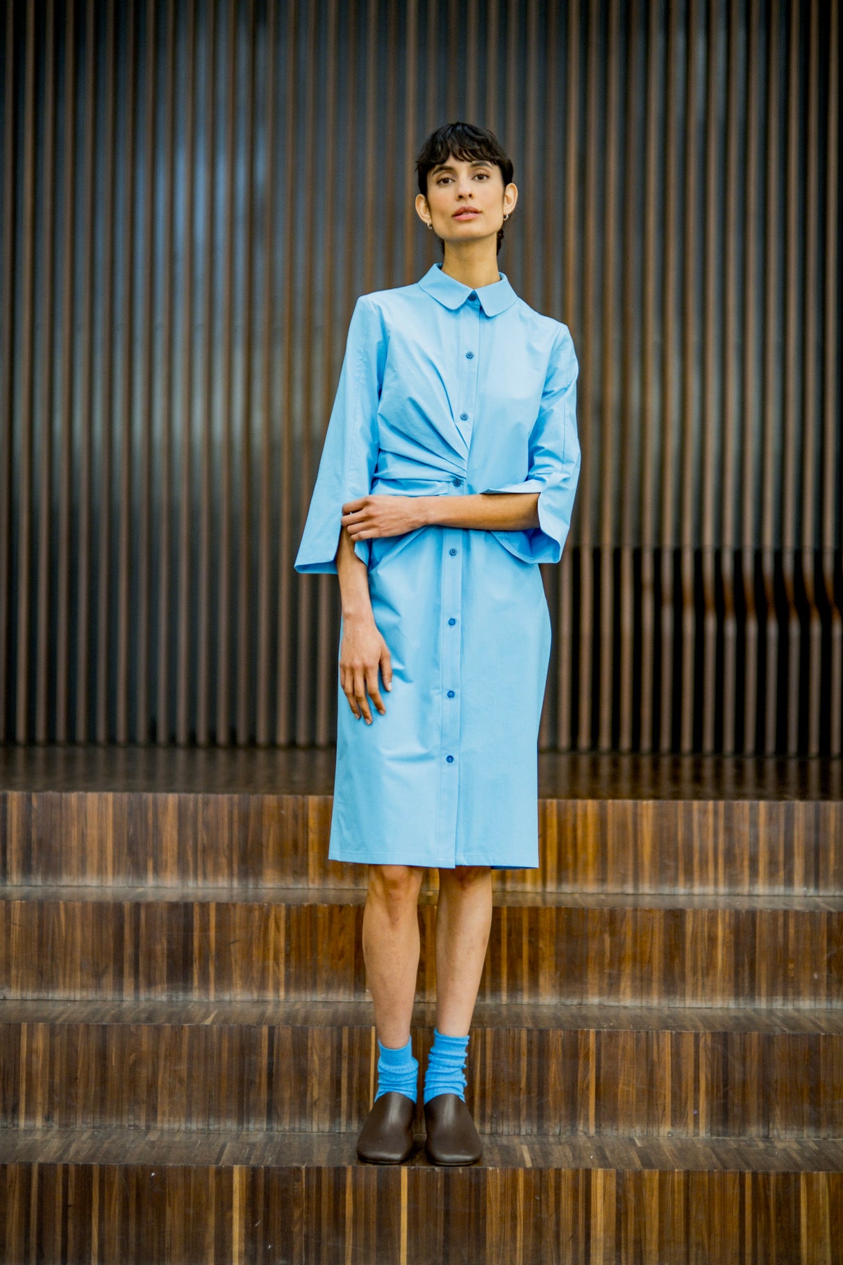 Fibre Mood - Stone Washed Combed Cotton - Aqua