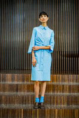 Fibre Mood - Stone Washed Combed Cotton - Aqua