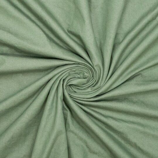 Fibre Mood - 9.5oz Washed Denim - Dark Olive