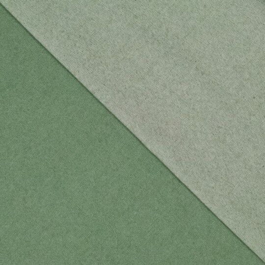 Fibre Mood - 9.5oz Washed Denim - Dark Olive