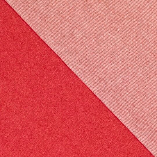 Fibre Mood - 9.5oz Washed Denim - Red