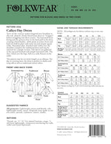 Folkwear - Calico Day Dress Pattern