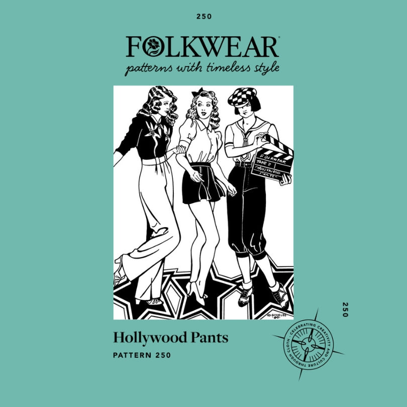 Folkwear - Hollywood Pants & Shorts Pattern (XS-3XL)