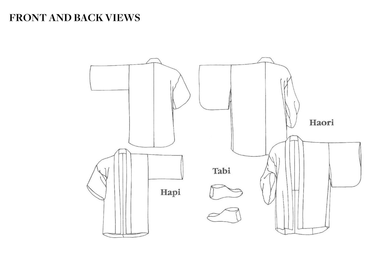 Japanese Hapi & Haori | Paper Sewing Pattern | Folkwear – Croft Mill