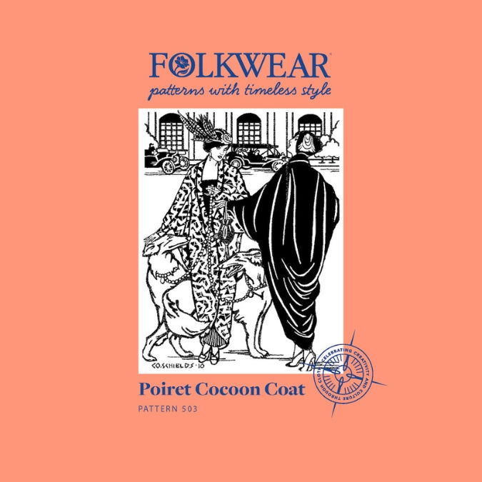 Folkwear - Poiret Cocoon Coat Sewing Pattern (XS-L)