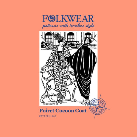 Folkwear Patterns Poiret Cocoon Coat Cover