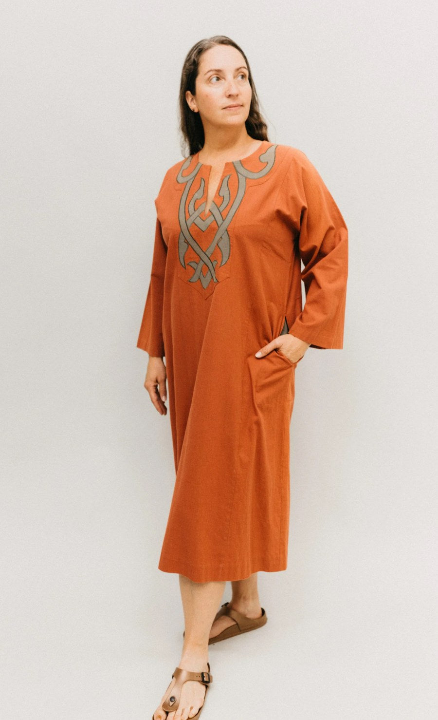 Folkwear - Unisex Egyptian Shirt Pattern (XS-2XL)