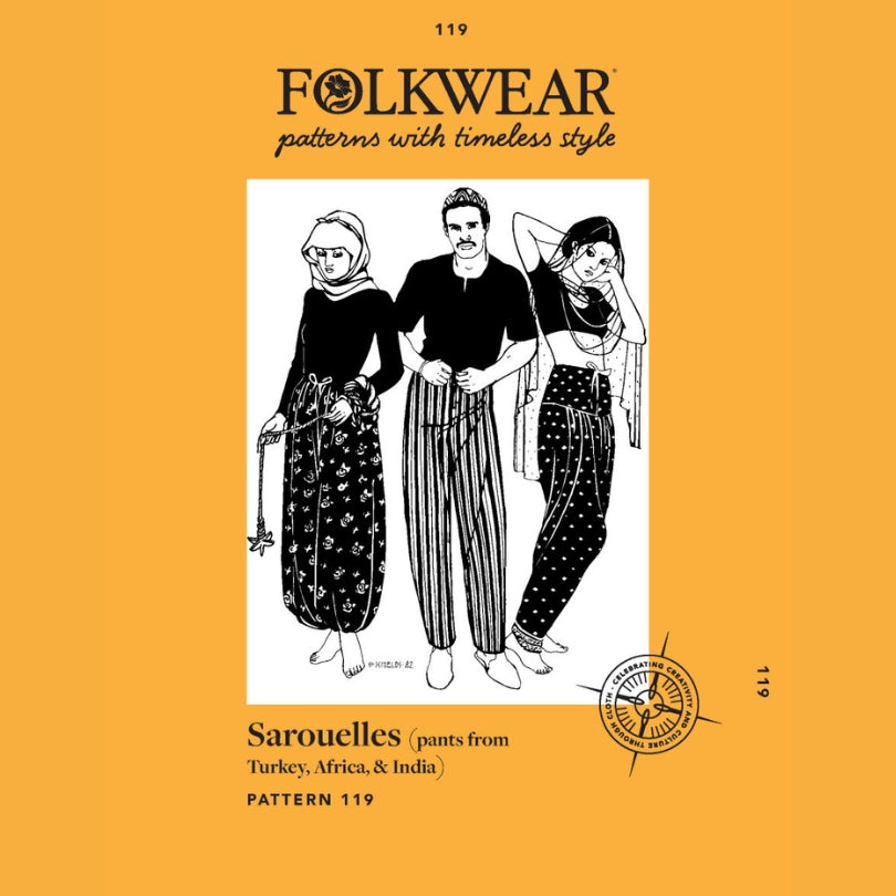 Folkwear - Unisex Sarouelles Pattern (S-2XL)