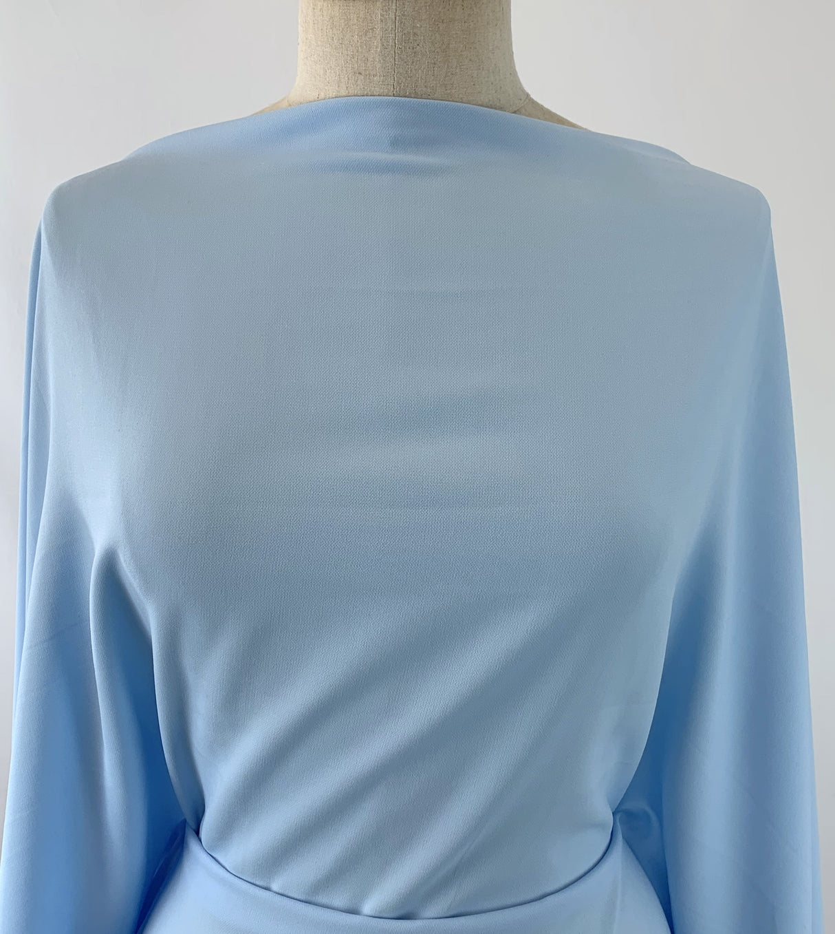 French Crepe – Smooth Baby Blue