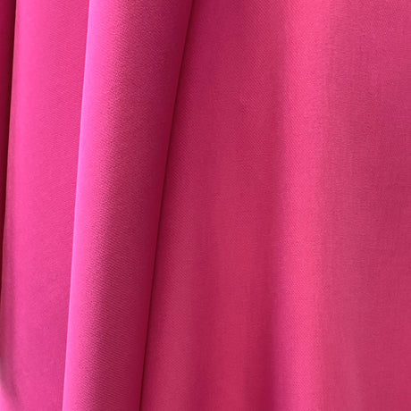 French Crepe Smooth Rose Pink Polyester Crepe Suting Fabric D1