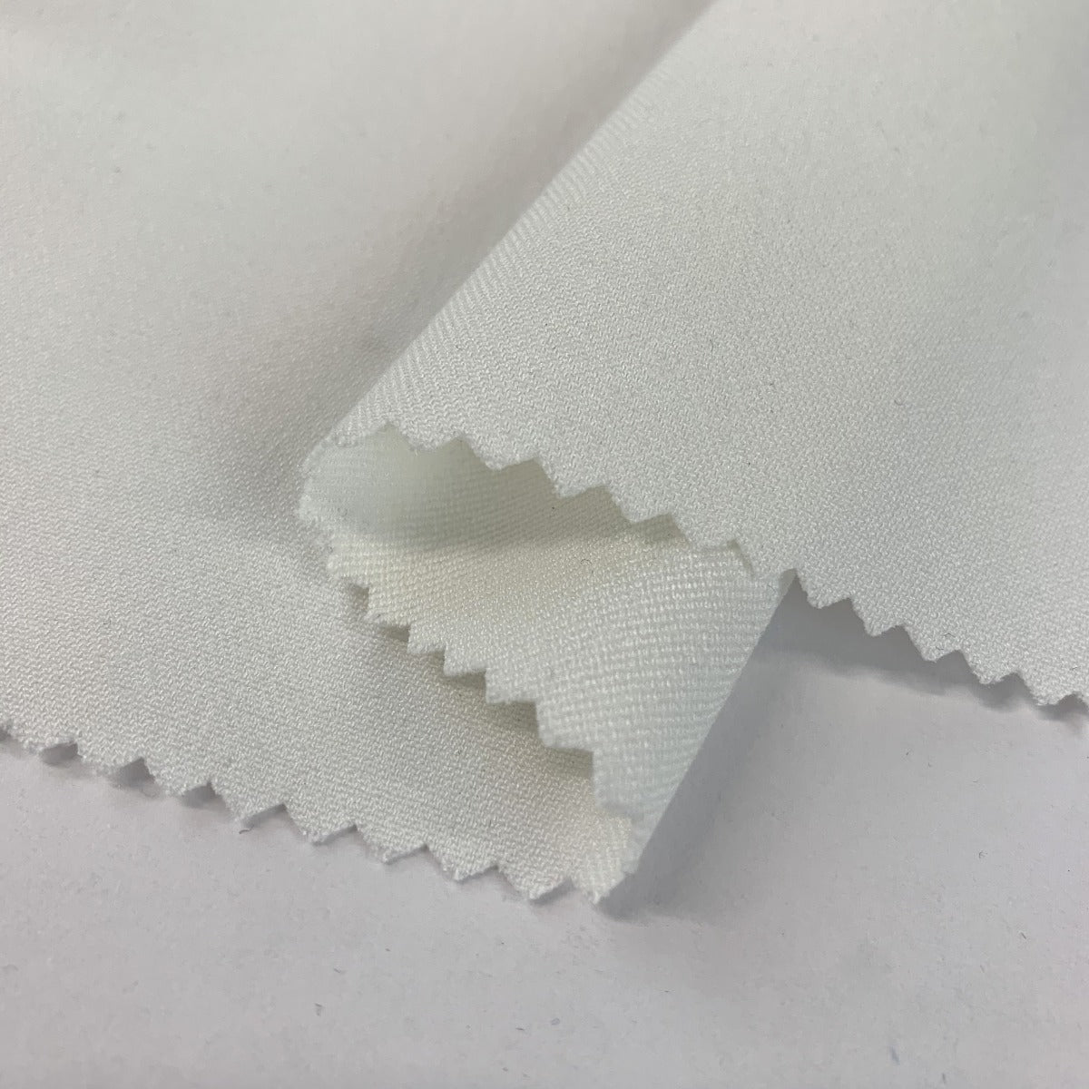 Polyester Suiting Fabric - French Crepe - Smooth Soft White – Croft Mill