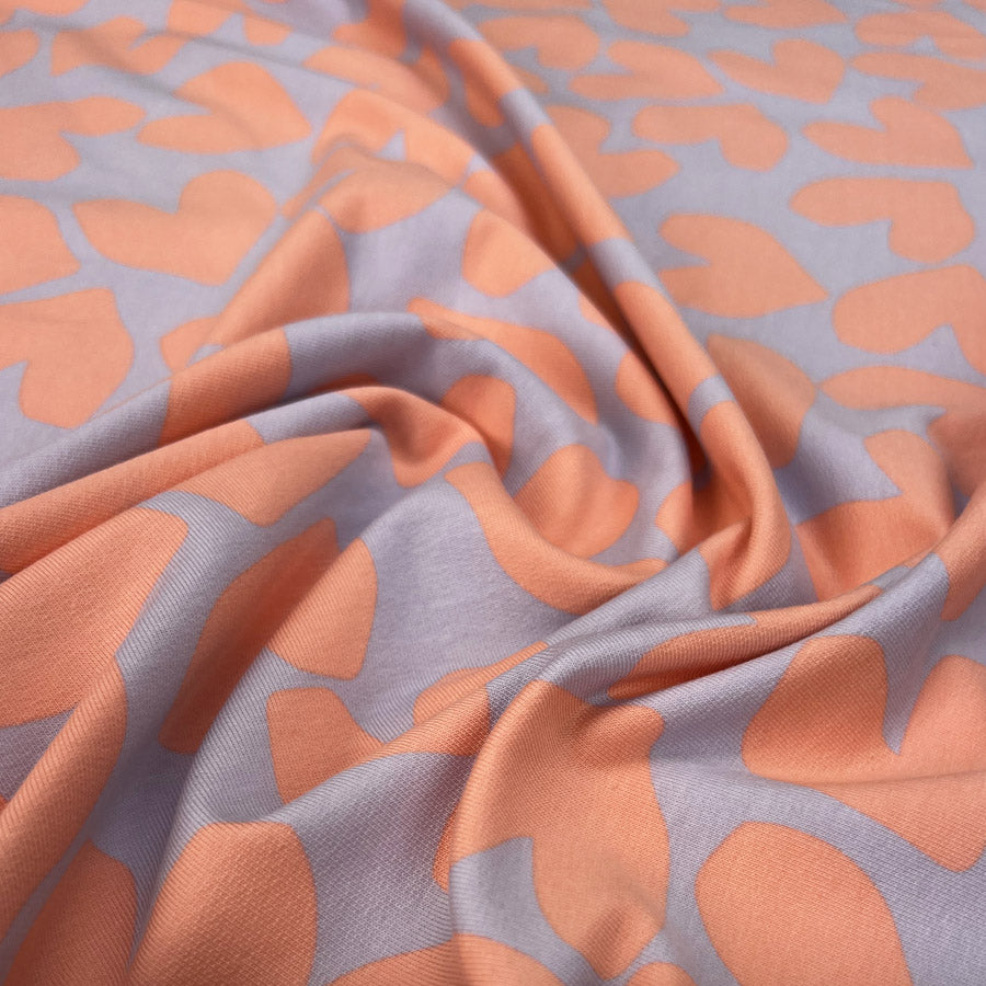 French Terry - Craft Hearts - Pink