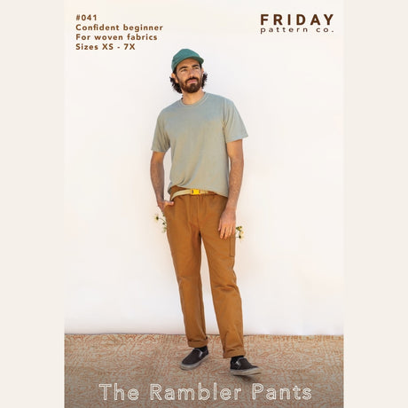 Friday Pattern Company Rambler Pants Pattern Cover