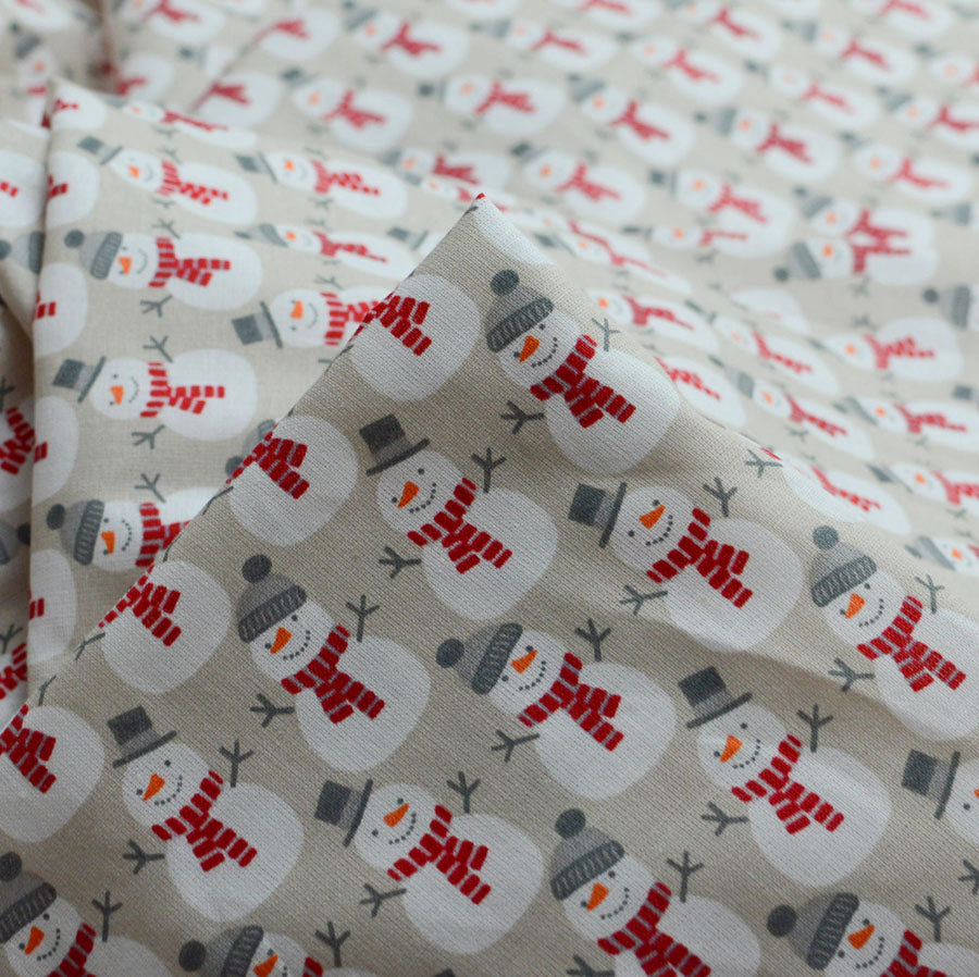 Noël - Frosty Snowman - Beige