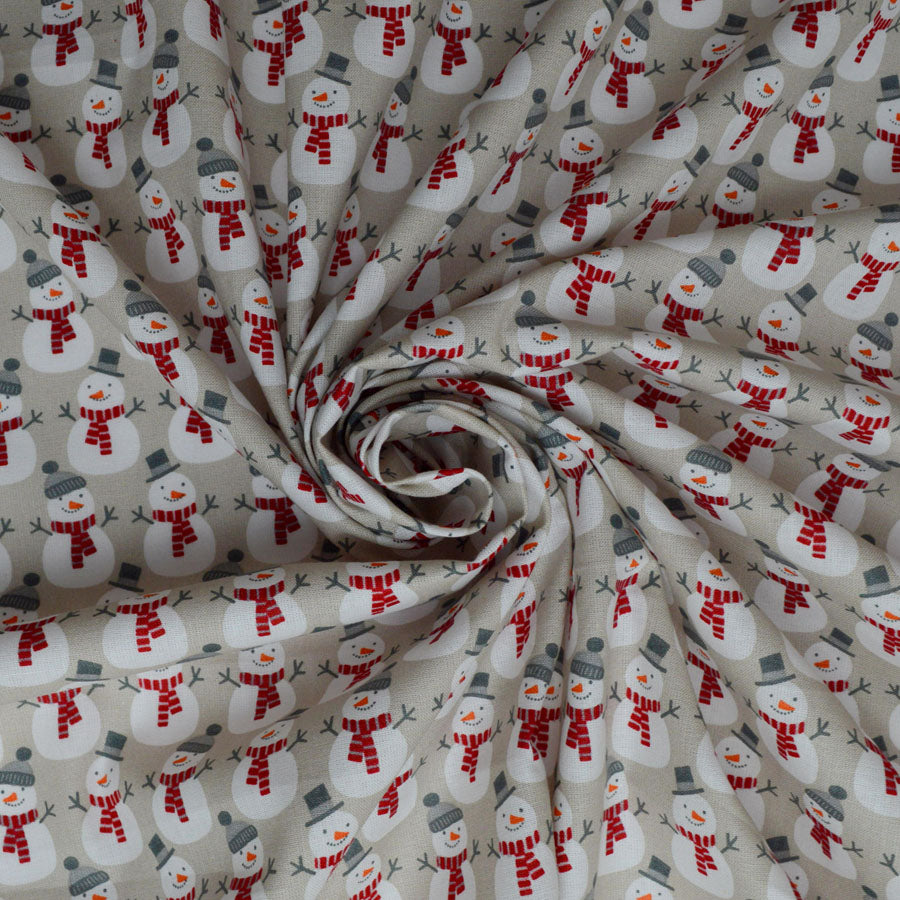 Noël - Frosty Snowman - Beige
