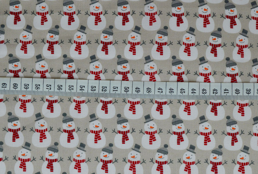 Noël - Frosty Snowman - Beige