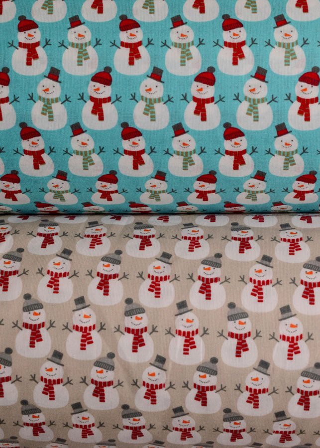 Noël - Frosty Snowman - Turquoise