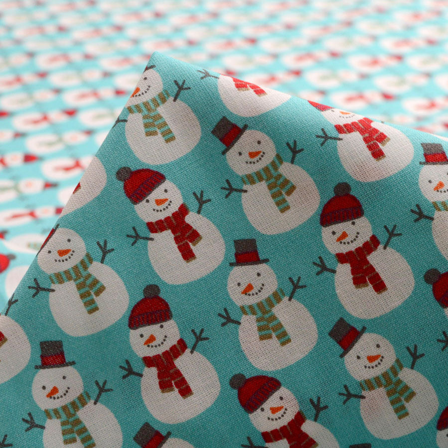Noël - Frosty Snowman - Turquoise