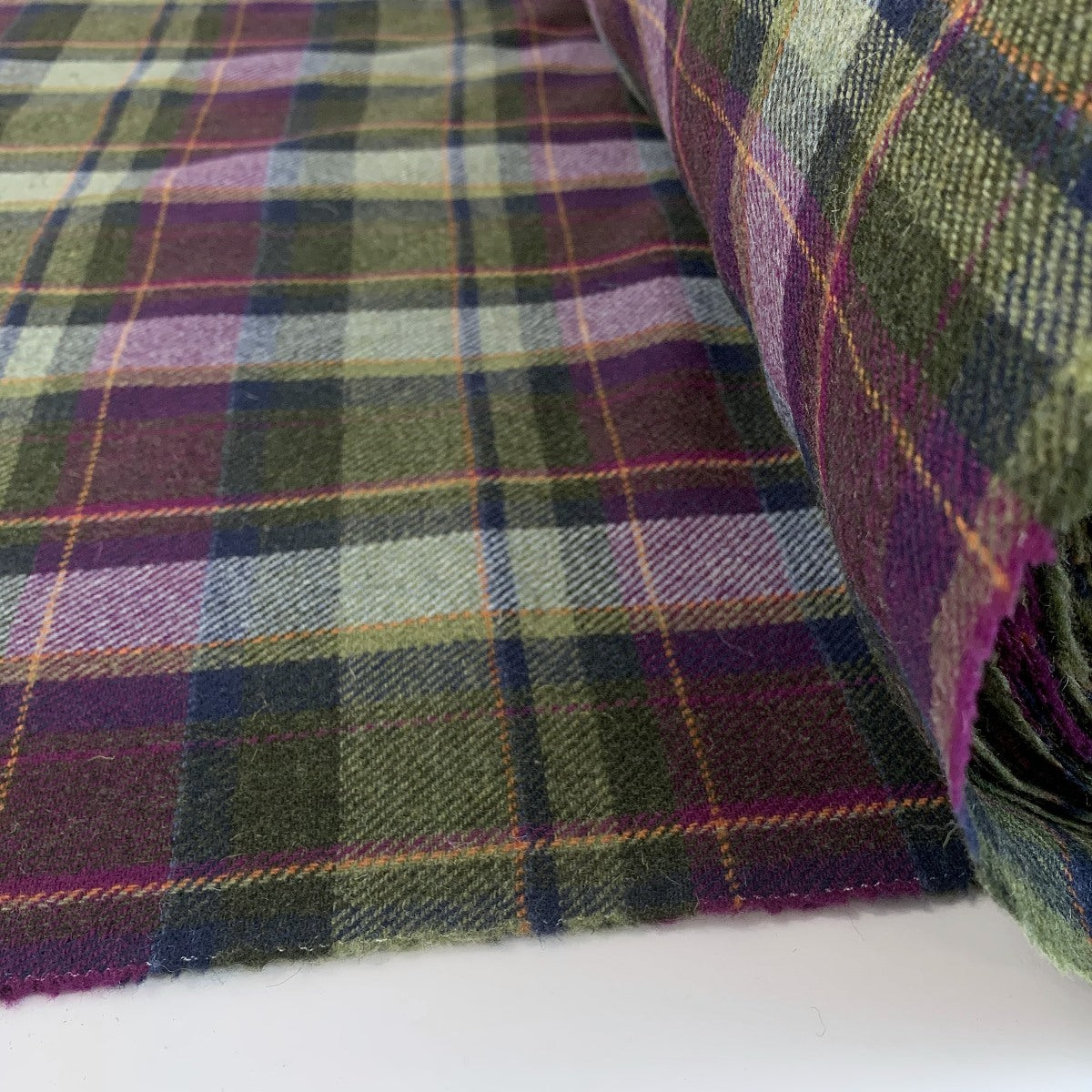 British Wool Check Furnishing Fabric