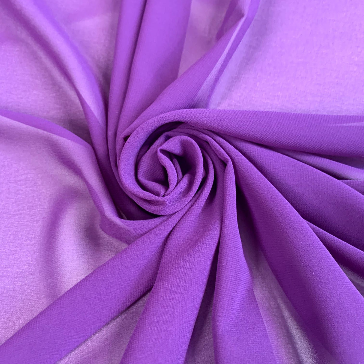 Georgette Dress Fabric - Purple