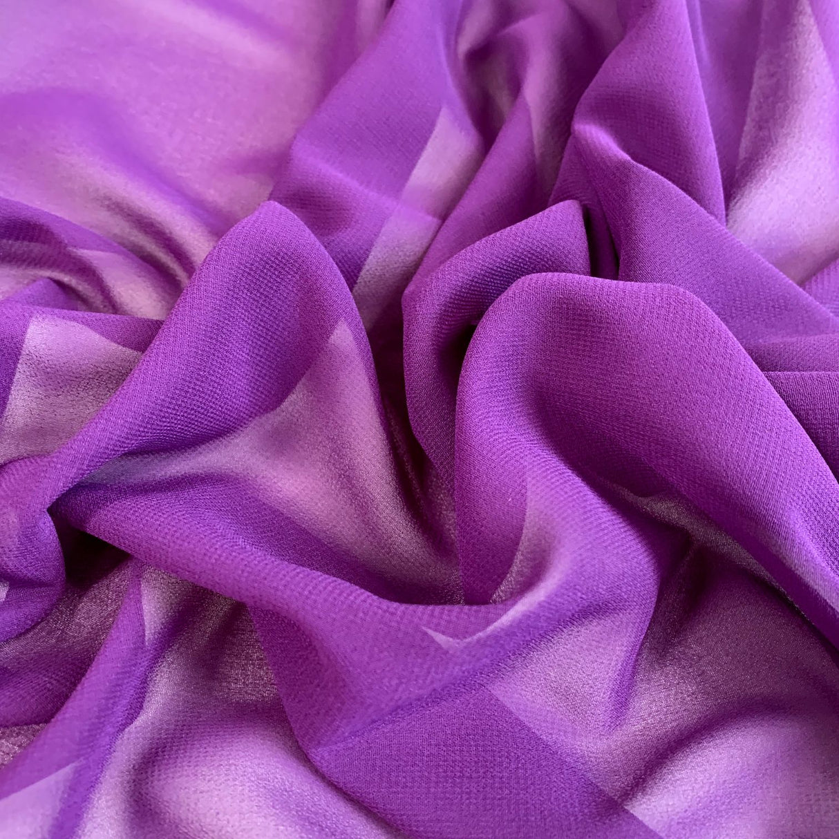 Georgette Dress Fabric - Purple