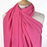Georgette Dress Fabric - Cerise