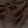 Georgette Dress Fabric - Chocolate