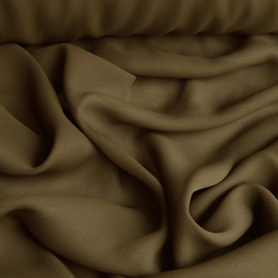 Georgette Dress Fabric - Khaki