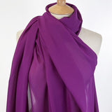 Georgette Dress Fabric - Magenta