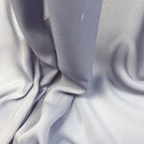 Remnant - Georgette Dress Fabric - Pale Grey (1.65m)