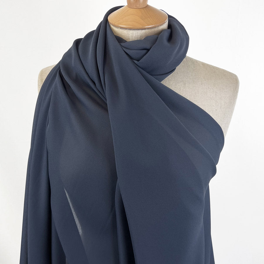 Georgette Dress Fabric - Petrol