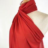 Georgette Dress Fabric - Scarlet