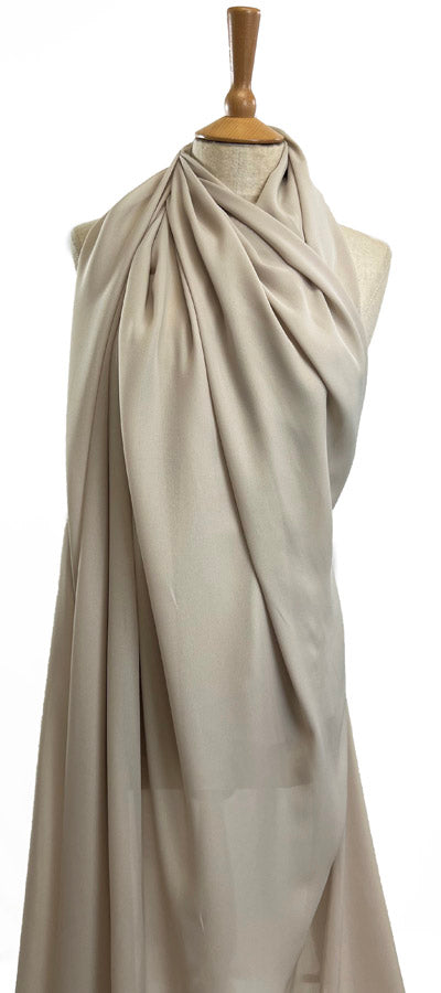 Georgette Nude Sheer Dressmaking Fabric Egyptian Mannequin