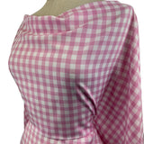 Gingham Viscose Blush