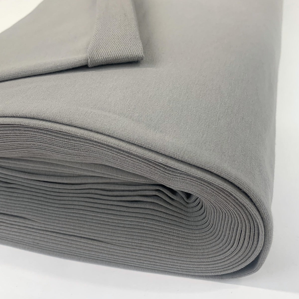 Organic Plain French Terry - Light Grey