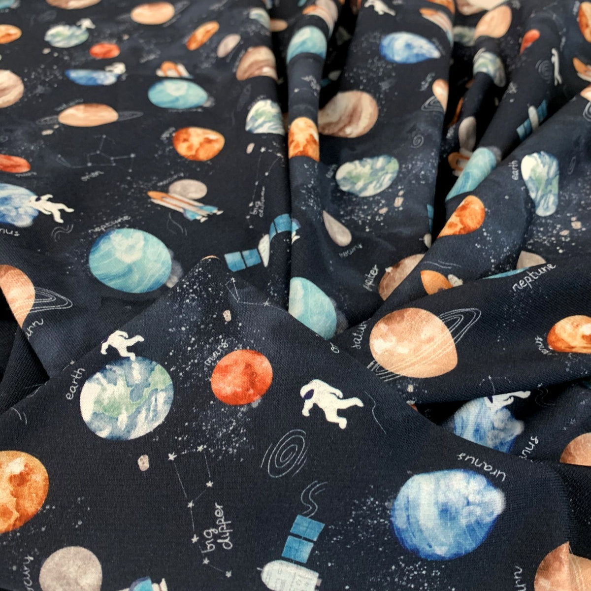 Jersey Fabric | Organic French Terry - Space | Remnant (1.45m) – Croft Mill