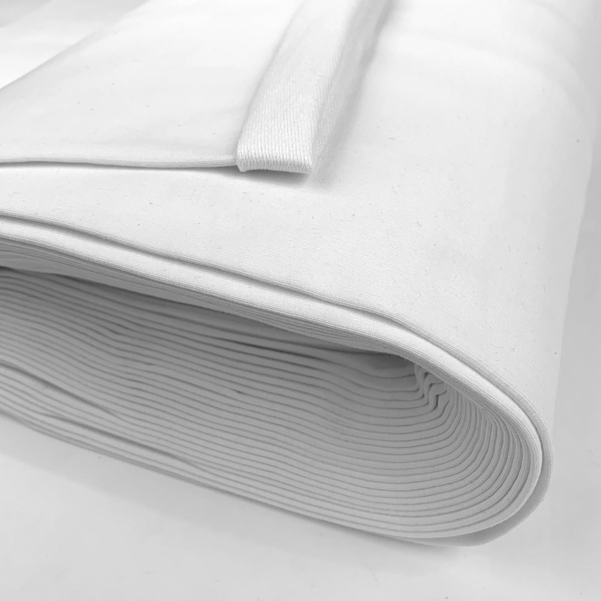 Organic Plain French Terry - White