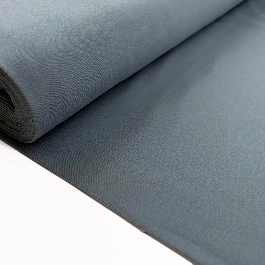 GOTS Organic French Terry - Dusty Blue