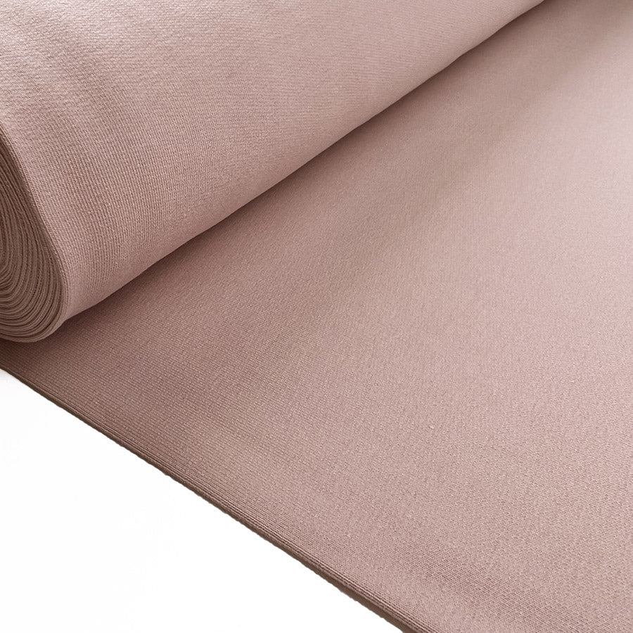 GOTS Organic French Terry - Dusty Pink