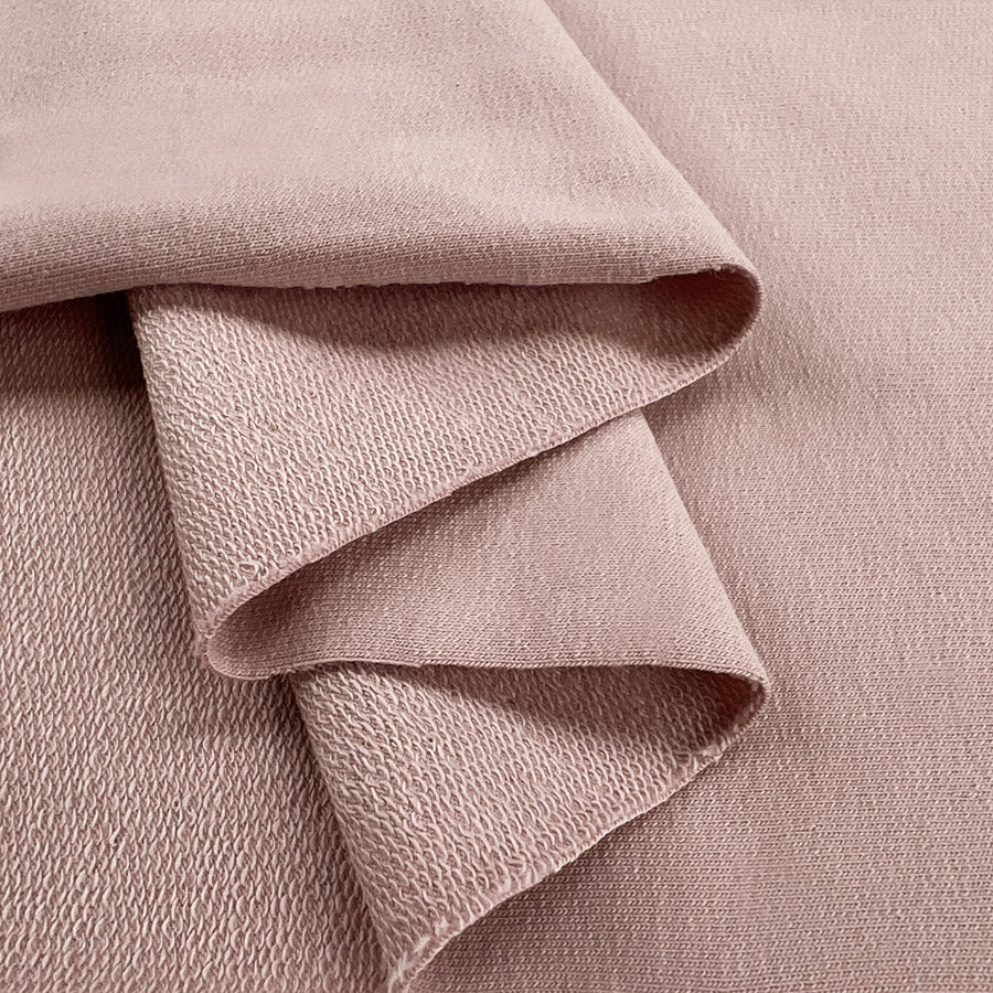 GOTS Organic French Terry - Dusty Pink